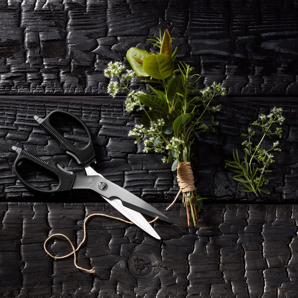 Shun Multi-Purpose Shears, Black/Silver