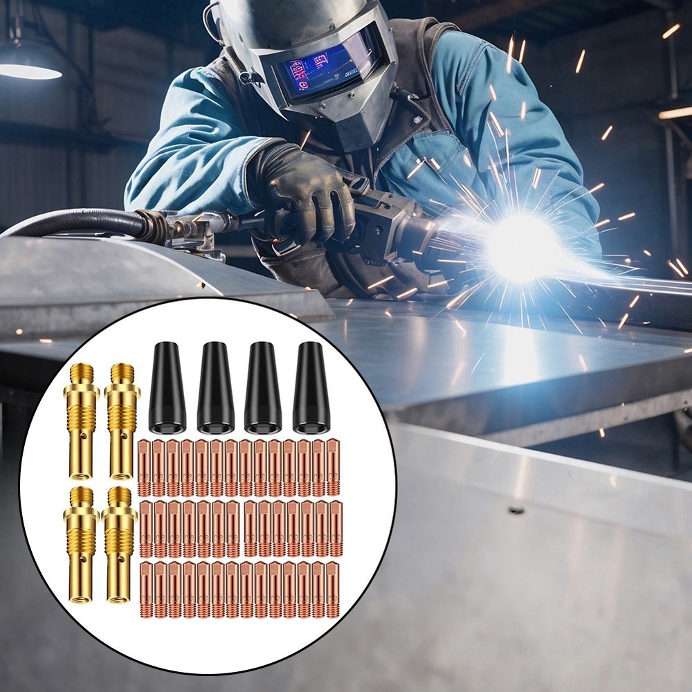 Complete Range of 50PCS Welding Accessories Including Diffusers and More