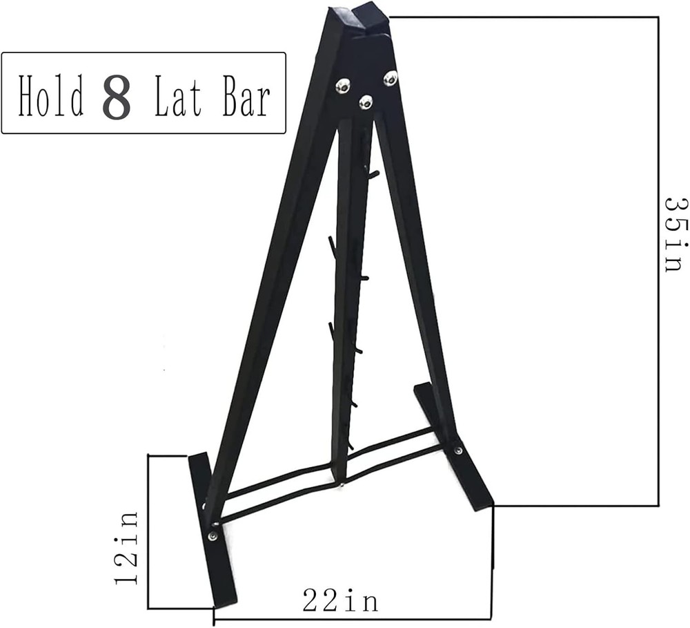 LAT Pulldown Storage,Lat Bar Organizer, LAT Pulldown Attachments Black