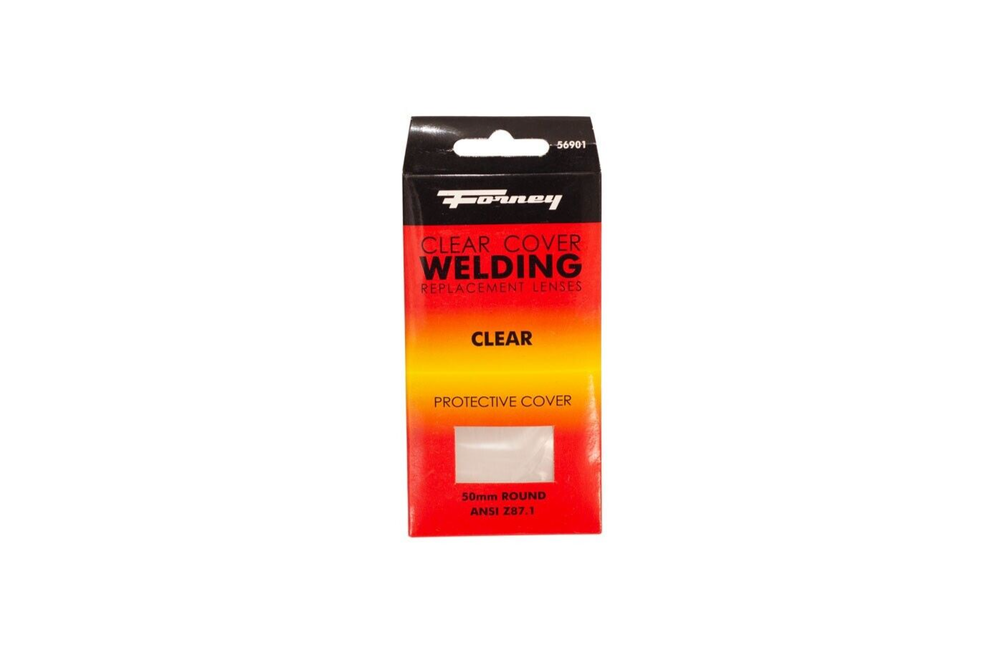 FORNEY Clear Welding Filter Safety Lens Replacement Eye Protector, Round