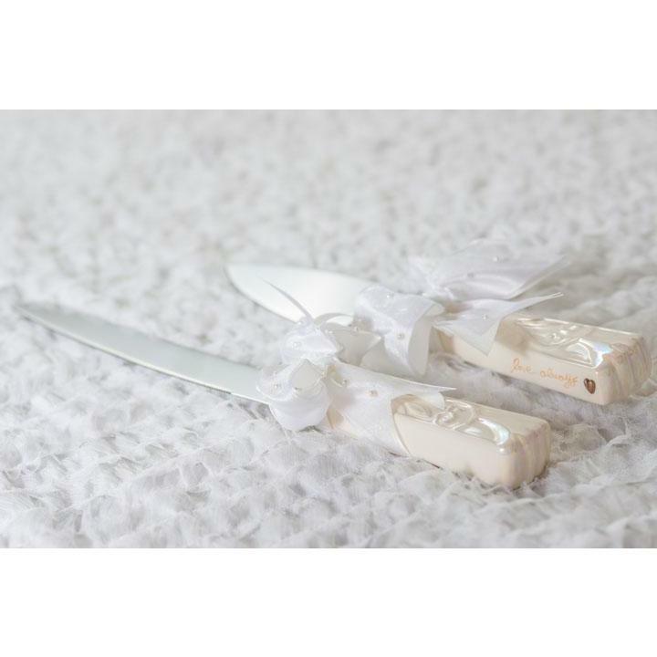 Foundations Wedding Cake Knife and Server Set