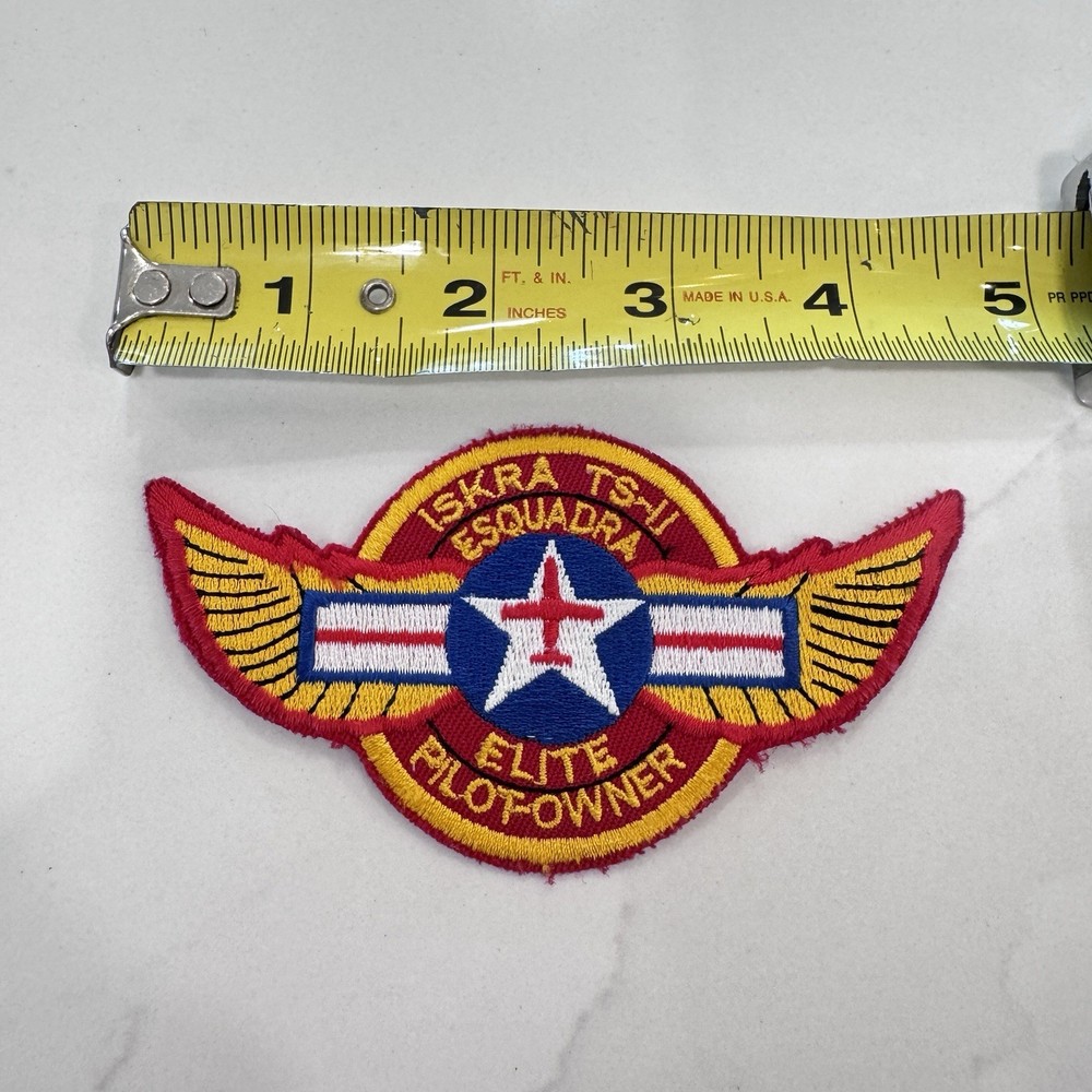 Vintage Iskra TS-U Esquadra Elite Pilot Owner Patch