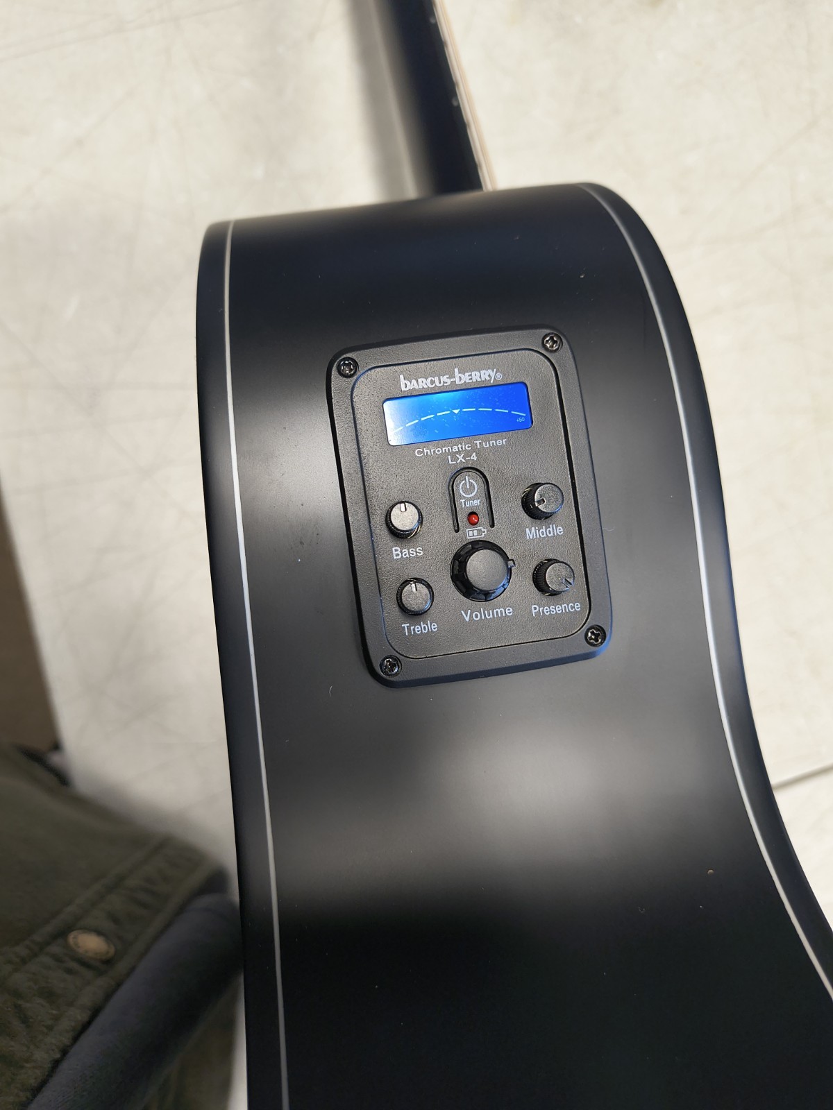 Washburn Deep Forest Ebony ACE Acoustic-Electric Guitar Natural Matte