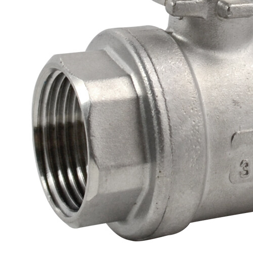 1 inch 1" Ball Valve,316 Stainless Steel Full Port,2-Piece, 1000WOG, 2Pack