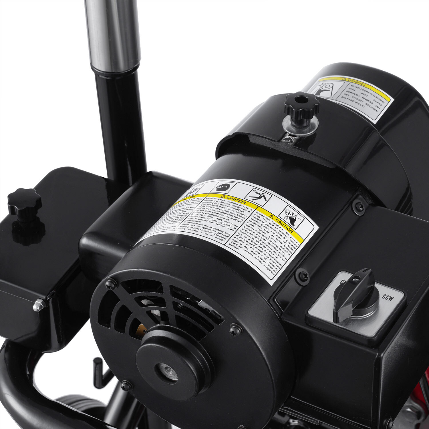 100ft x1/2'' Electric Drain Cleaner Machine Drain Auger Snake Sewer w/ 5 Cutters