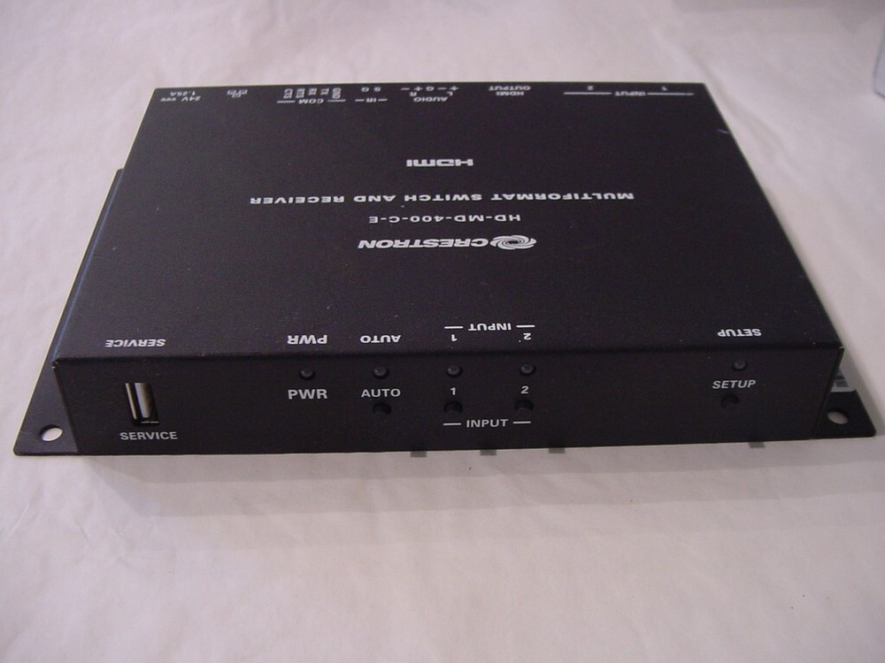 CRESTRON MULTIFORMAT SWITCH AND RECEIVER HD-MD-400-C-E