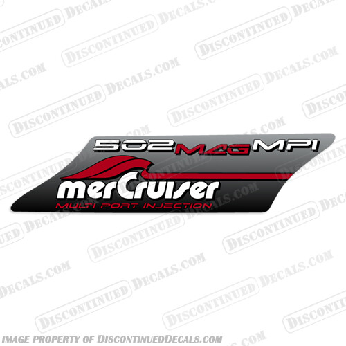 Fits Mercruiser 502 MPI Decal