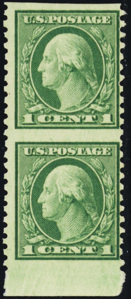 538a, Mint NH 1¢ Imperforate Between Error SCV $125 * Stuart Katz