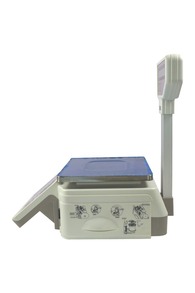 33lb Digital Scale Computing Price Electronic Counting Weight Backlit w/Printer