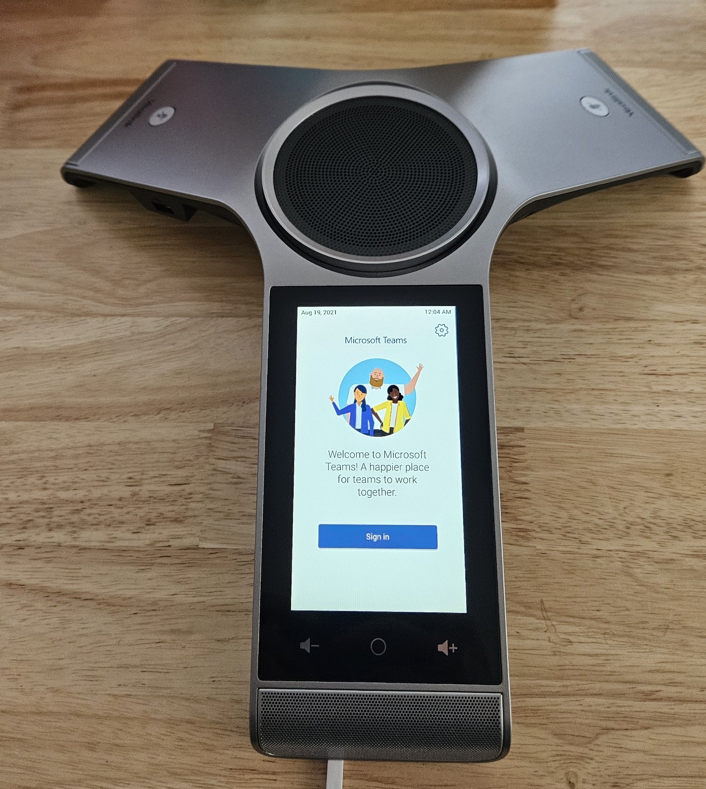 Yealink CP960 Touchscreen Conference Phone (TEAMS Version), Factory Reset