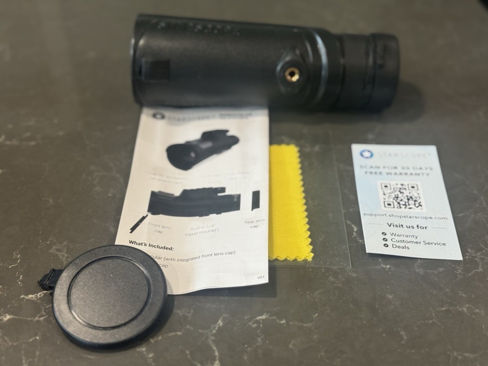 Starscope Monocular Telescope Adjustable Scope 10x High Powered