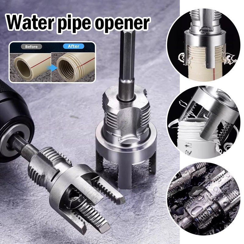 Pipe Thread Cutting Tool Integrated Internal External PVC Pipe Threader Kit