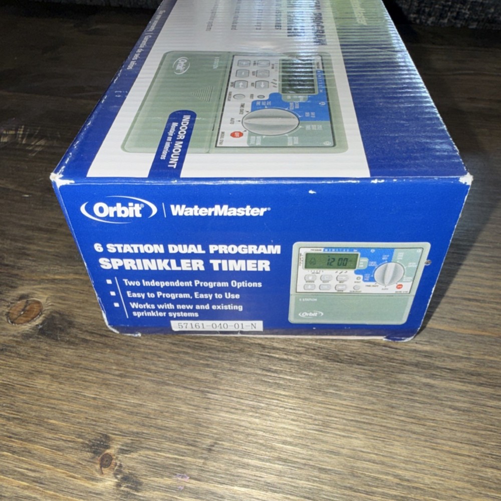 Orbit WaterMaster 57161 6 Station Dual Program LCD Indoor Sprinkler Controller