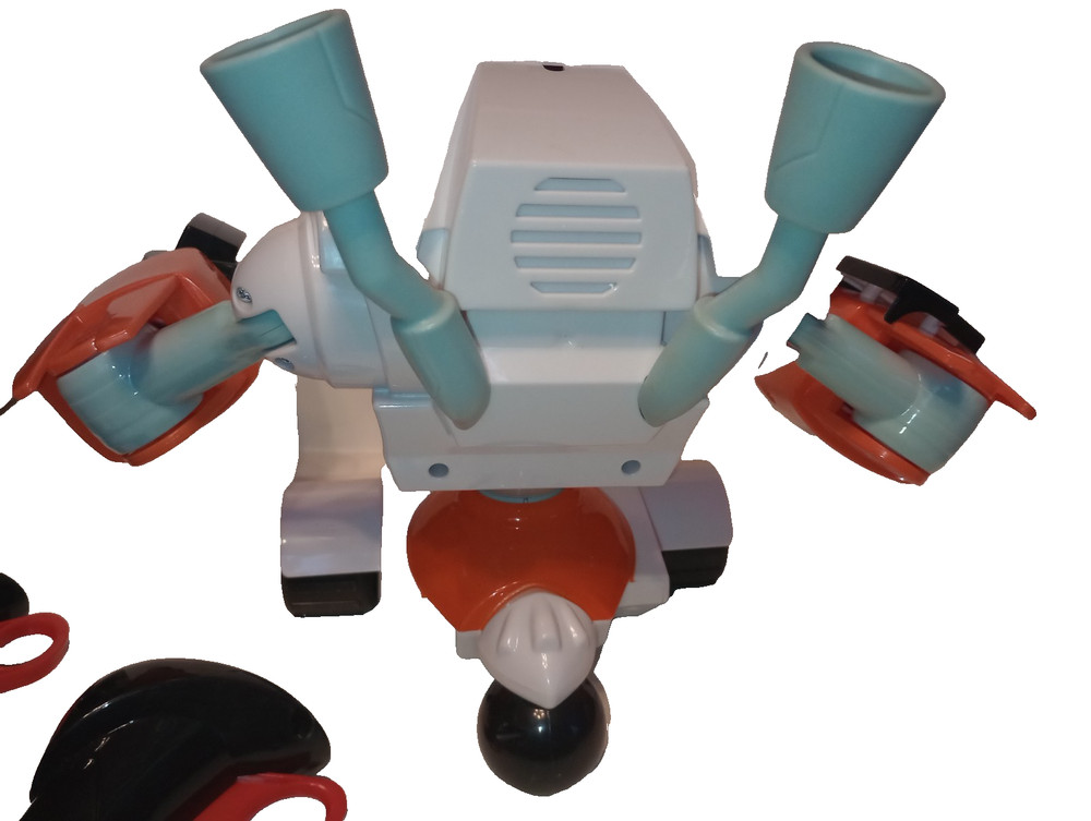 Cepia Big Robots Fighting 2 Robots Data Rate & Tenderizer W/ Controllers Tested