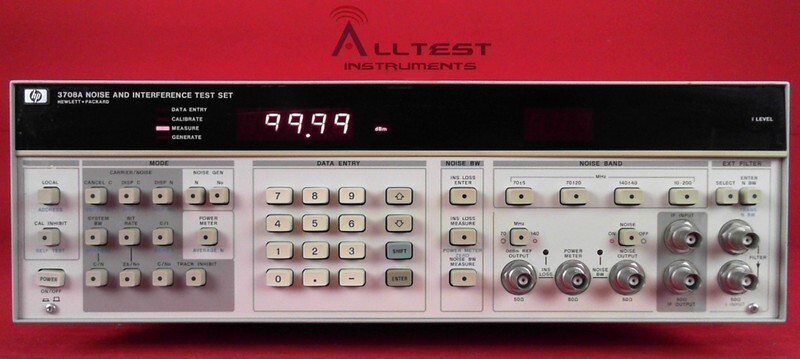 HP - Agilent - Keysight 3708A Noise and Interference Test Set