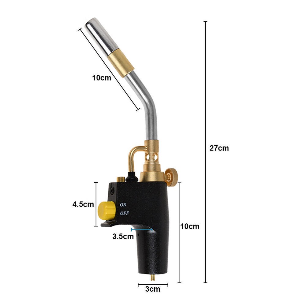 2PCS High Intensity Mapp Propane Gas Torch Brass Head Trigger Start Welding Torc