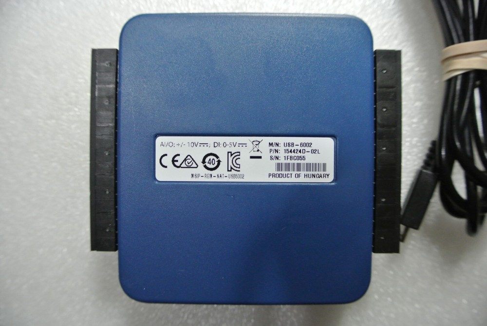 USB 6002 National Instruments USB 6002 Data Acquisition Card, DAQ, Multifunction