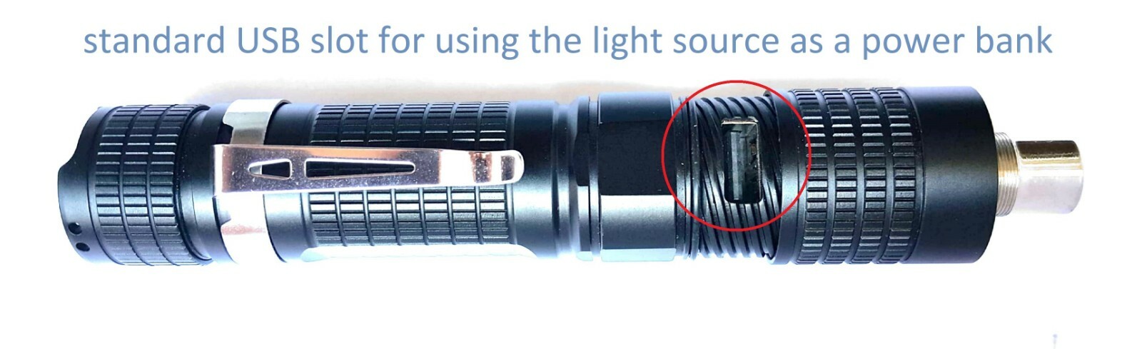 ClaraMed Battery/USB powered light source compatible with Olympus endoscopes. S3
