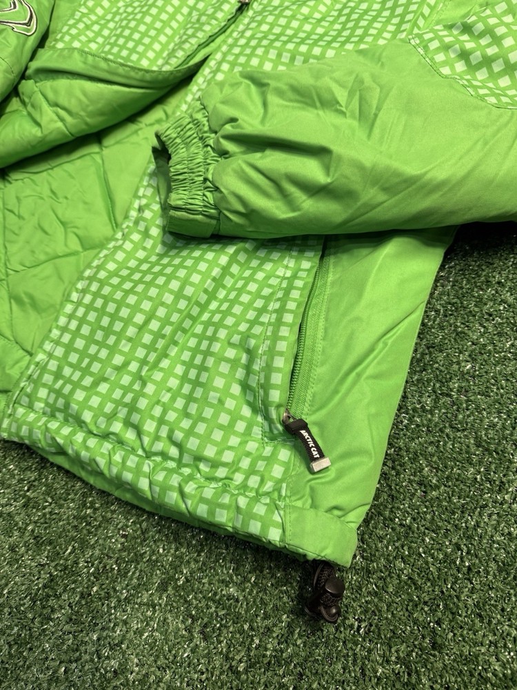 Arctic Cat Arcticwear Medium Green Snowmobile Jacket