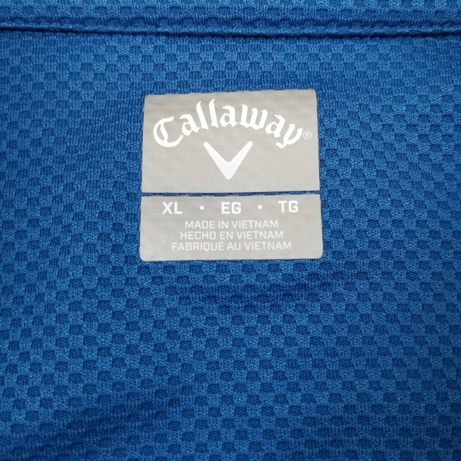 Callaway Opti-Series Men's XL Blue 1/4 Zip Pullover UPF50