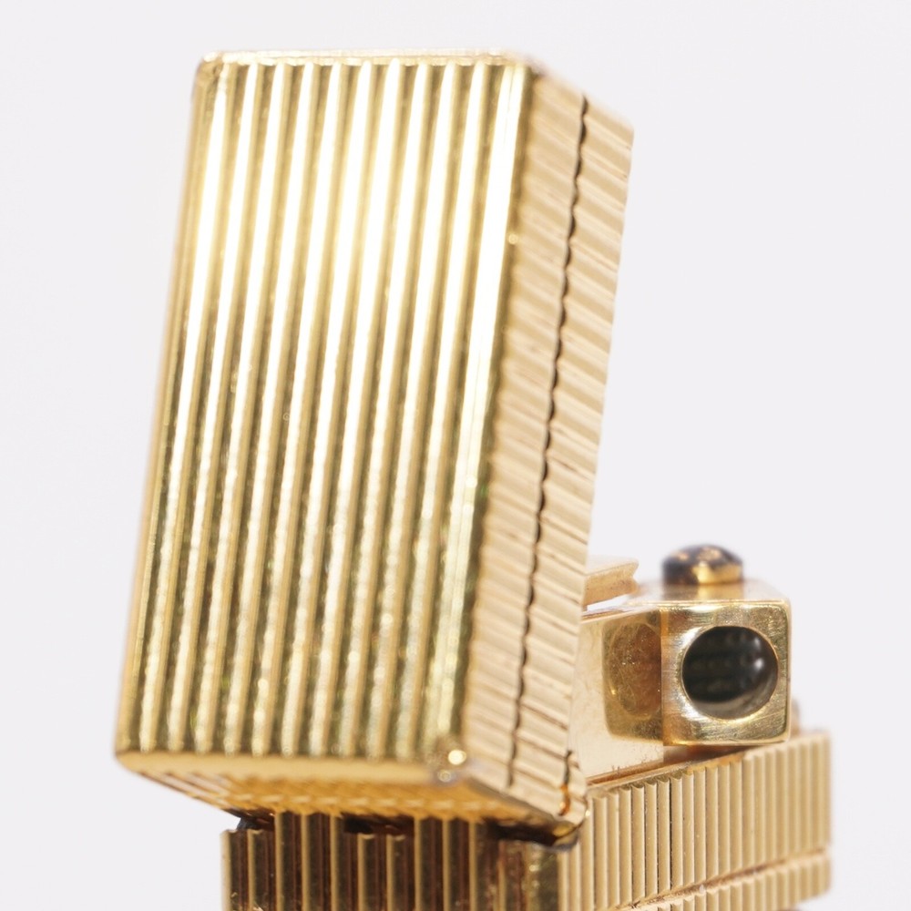 Rare Dunhill Lighter Gold Windowpane Pattern-Ultrasonically cleaned