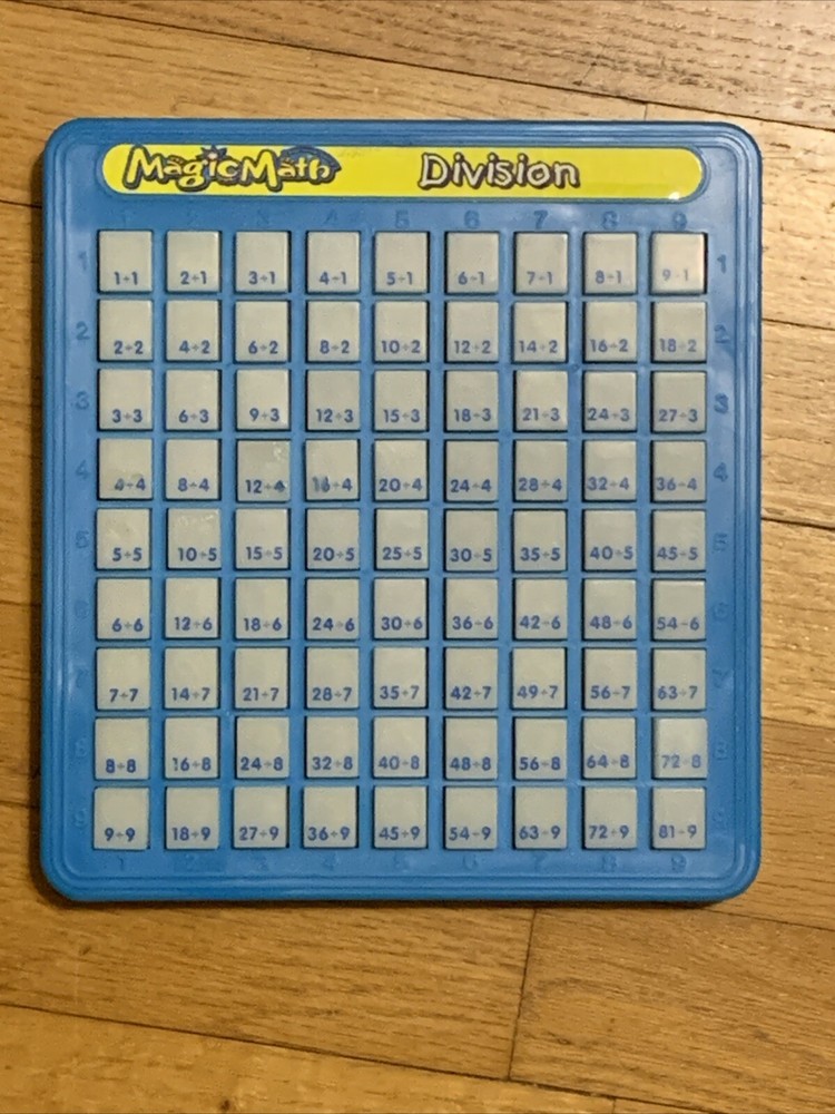 VTG Magic Math Division Educational Math Game 1993