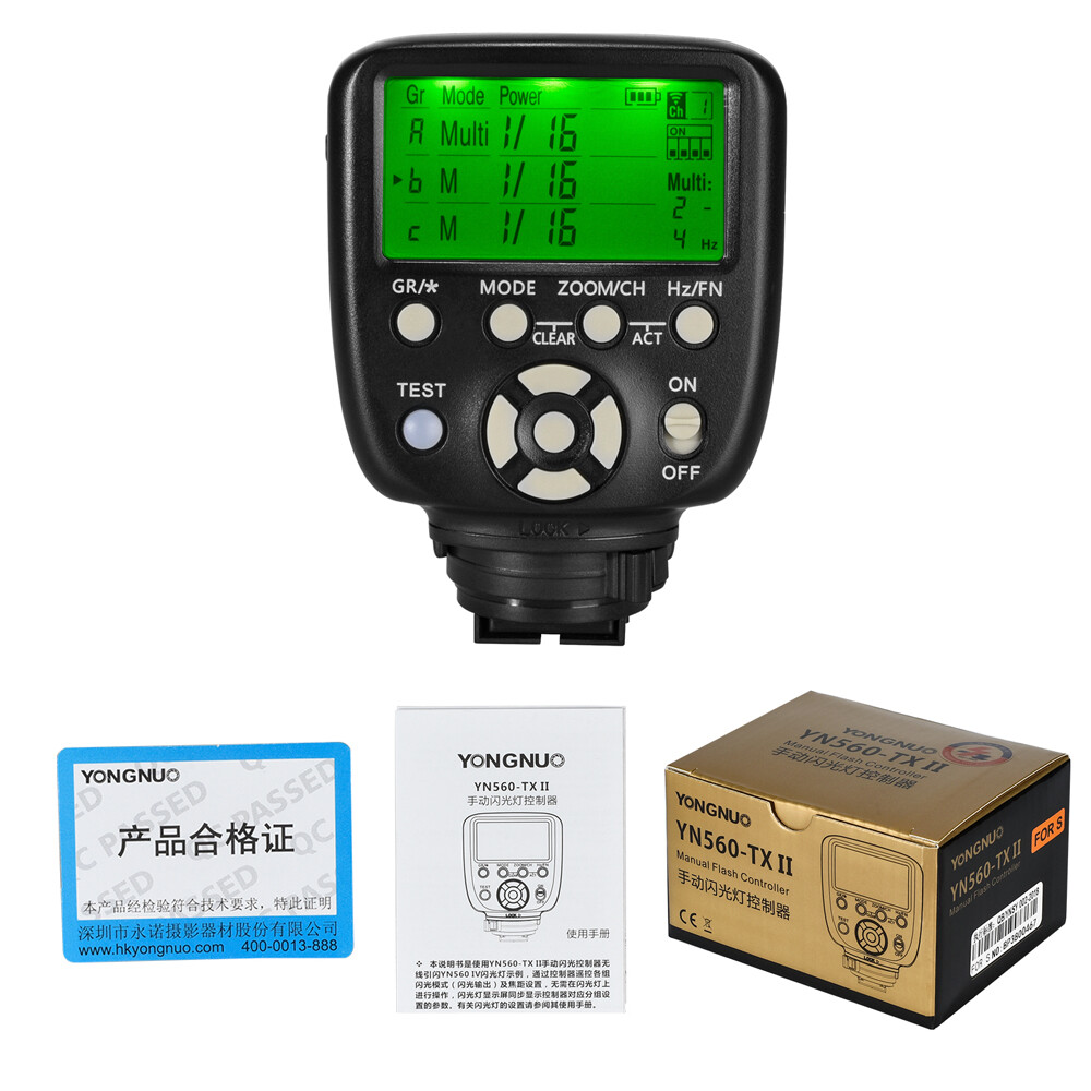 YONGNUO YN560-TX II Sony Wireless Flash Trigger Controller Transmitter for Sony