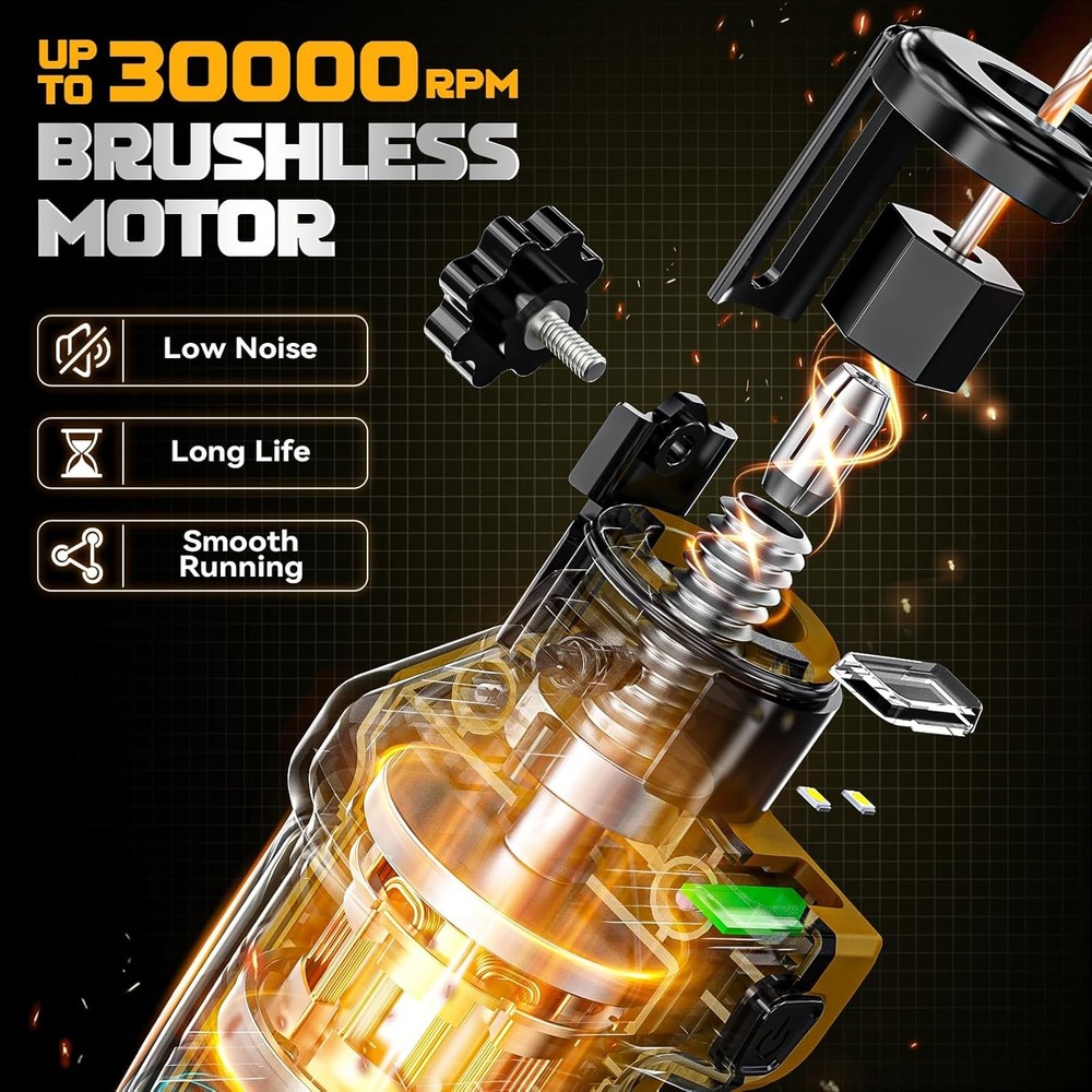 Cordless drywall cutting tool, compatible with DeWALT batteries: