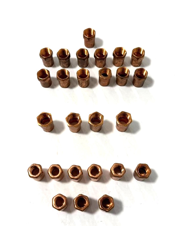 26 Pcs Mixed Brands and Mixed Small Sizes Copper Pipe Adapters
