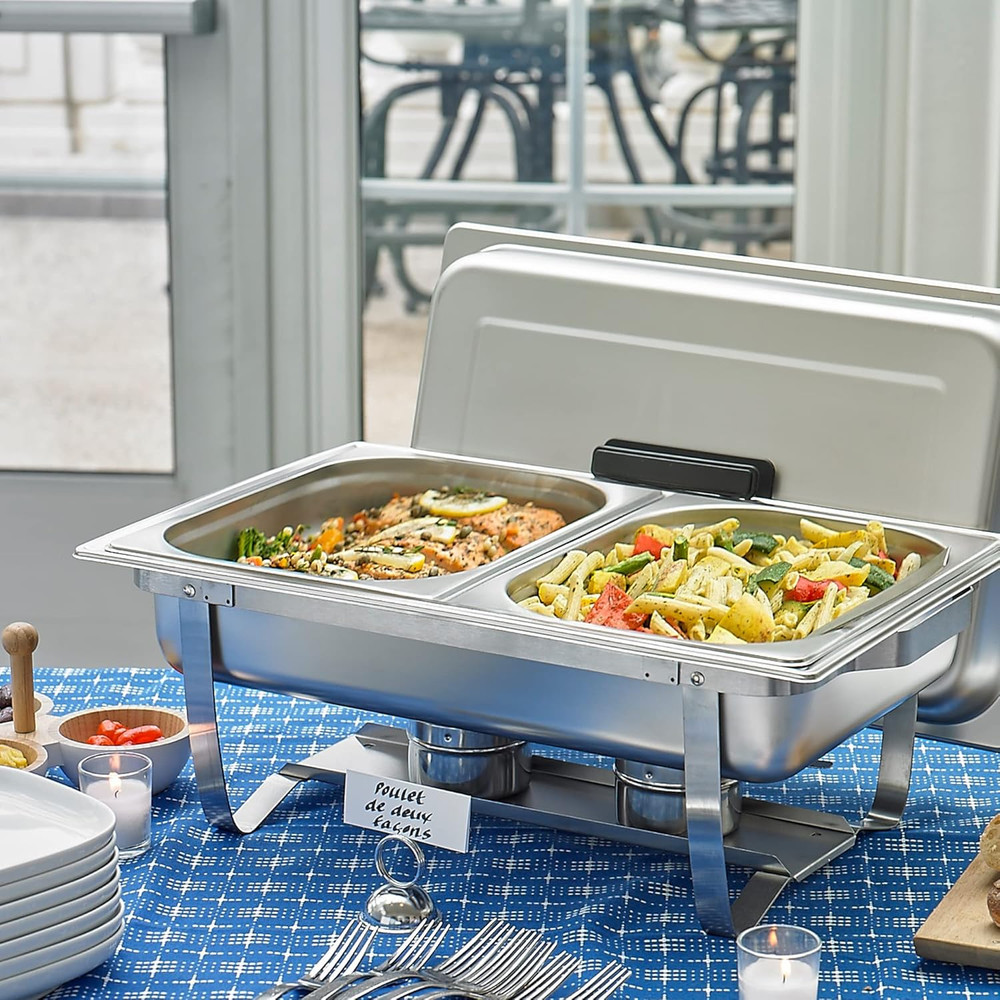 Buffet Kit Foldable Chafing Dish Buffet Set - Chafing Dishes for Buffet & Cateri