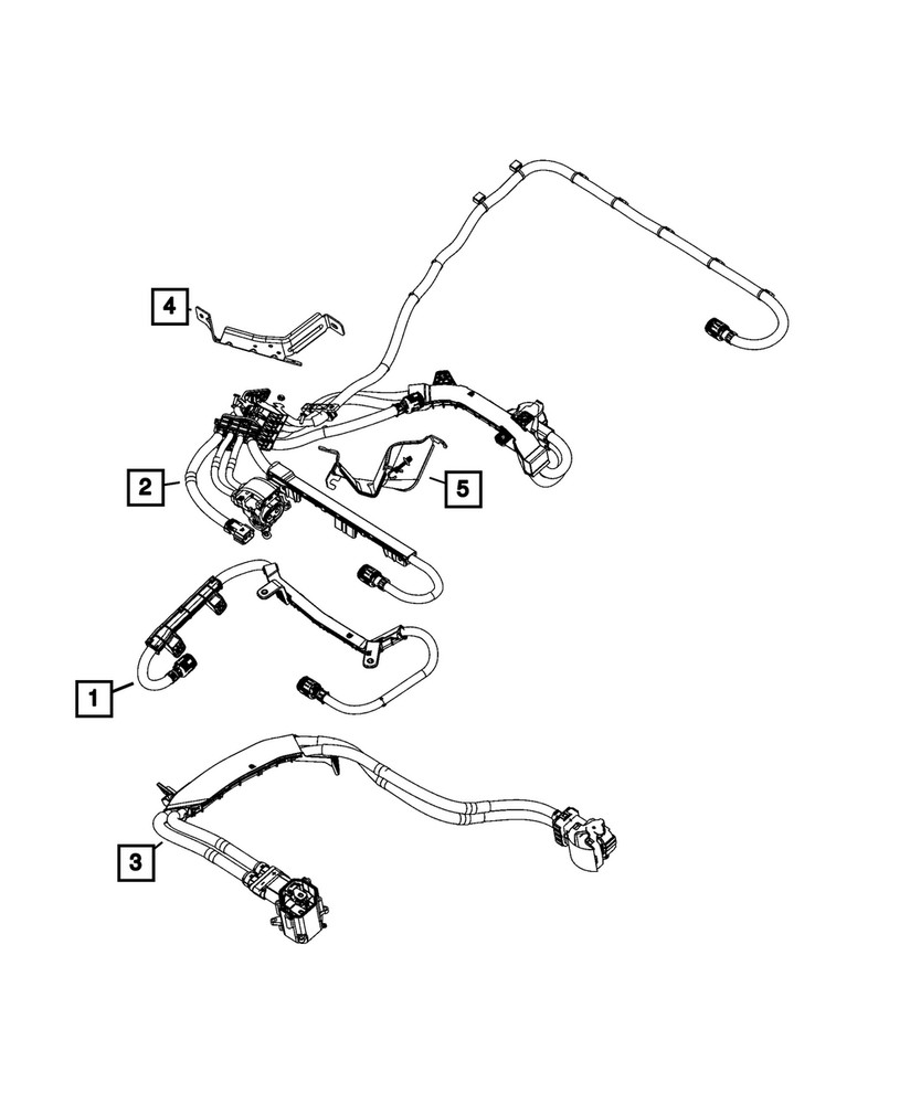 Genuine Mopar High Voltage Wiring 68579366AC