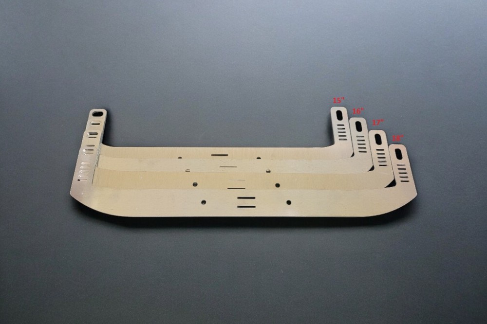 18 inch Universal under seat fire extinguisher mount.