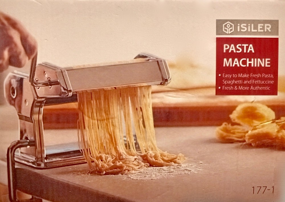 Pasta Machine, ISILER 9 Adjustable Thickness Pasta Maker Model 177-1