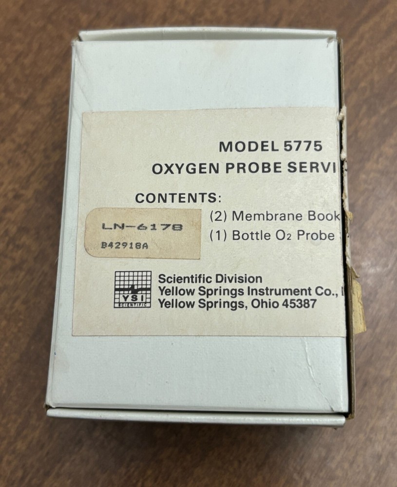 YSI 5906 and 5775 kits (open, may be missing pieces)
