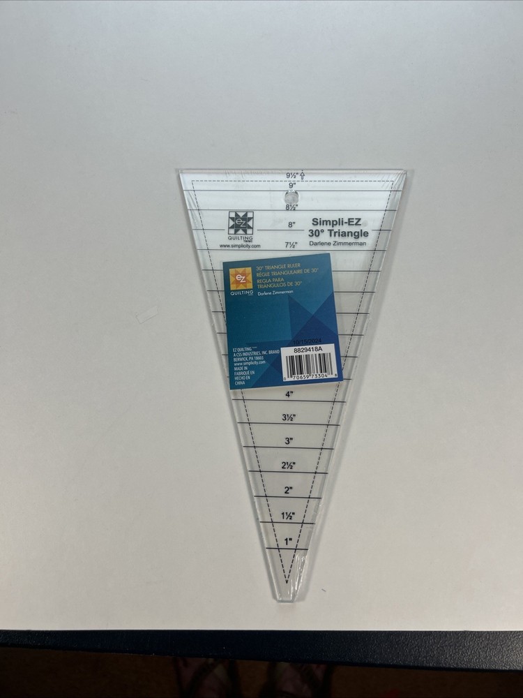 Simplicity Simpli-EZ 30 Degree Triangle Ruler Quilting Tool