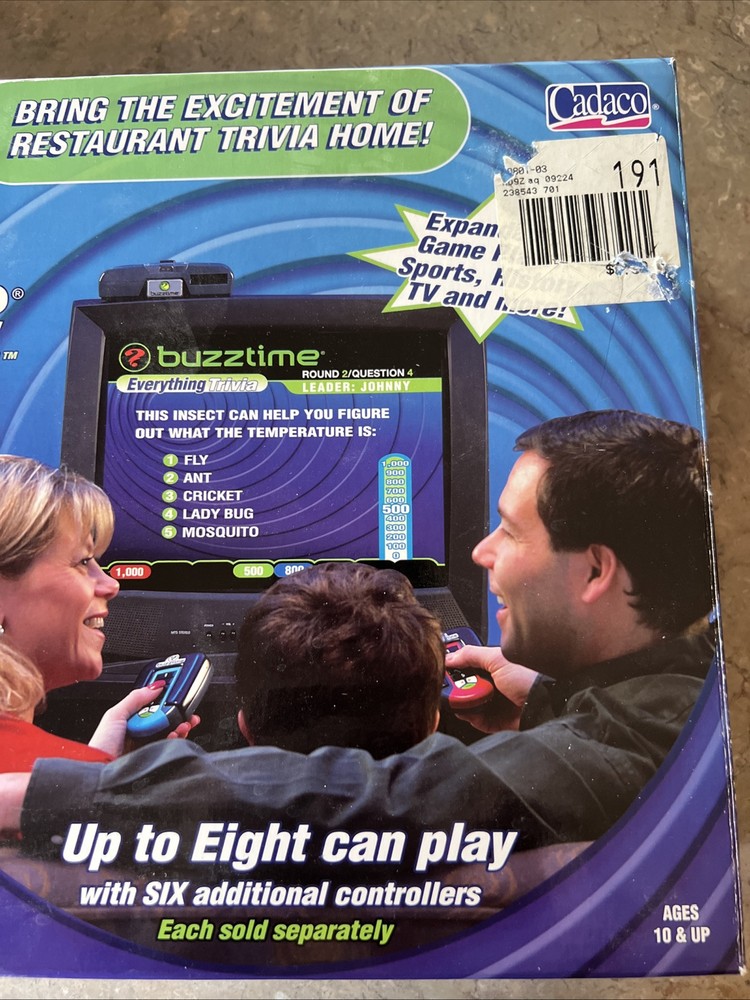 Buzztime Home Trivia System Console & 2 Wireless Controllers