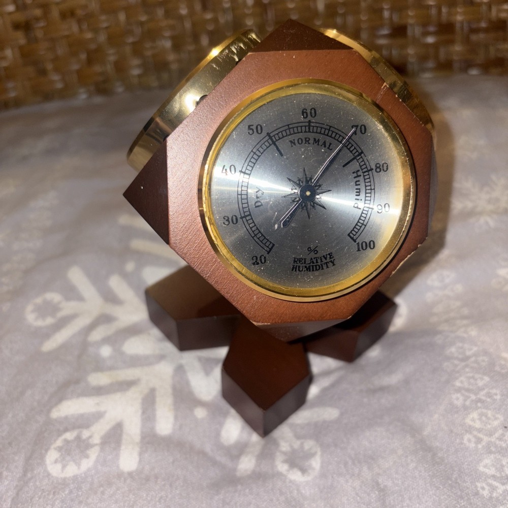 Spinning AirGuide Cube Weather Station Thermometer Hygrometer