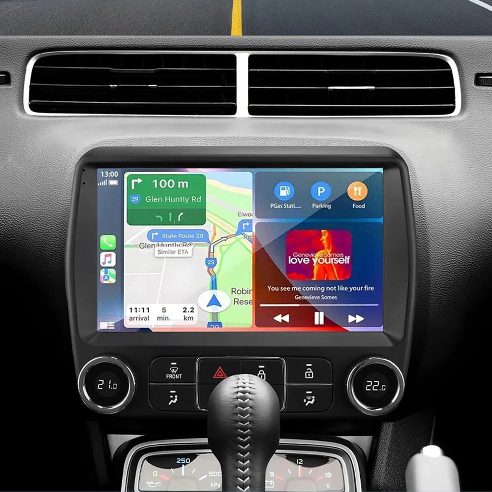 For Chevrolet Camaro 2010-2015 Android14 Radio Stereo FM Apple Carplay GPS Navi