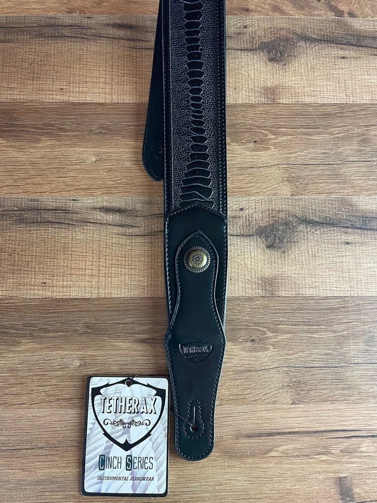 Tetherax CSY Sydney Cinch Pattern Stamped Padded SODOLEATHER Strap (with Cinch B