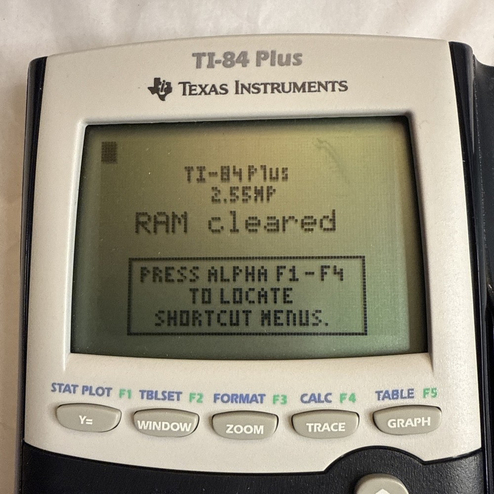 Texas Instruments TI-84 Plus Graphics Calculator - Black- tested