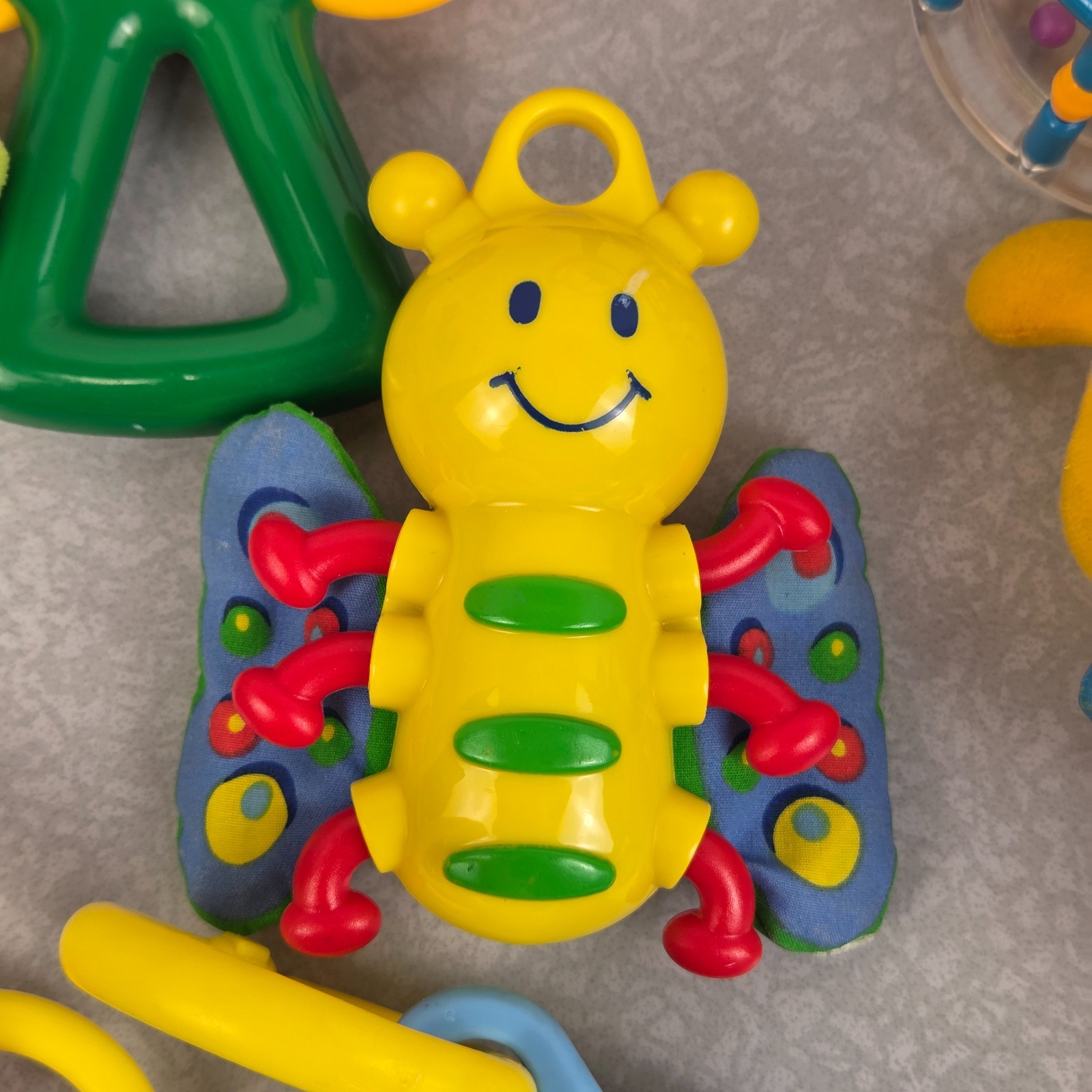 Baby Infant Toy Lot of 11 Rattles Fisher Price Singing Fish Sensory Playgro