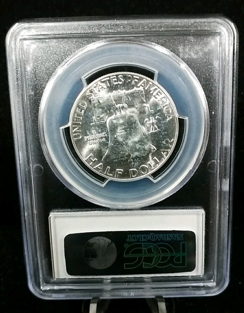 1957 50C Franklin Half Dollar PCGS MS64 #7367