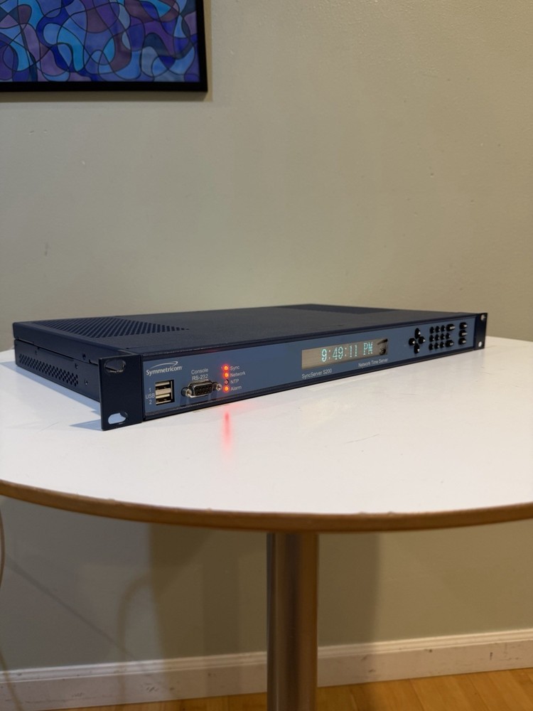 SYMMETRICOM 1520-S200 SYNCSERVER S200 NETWORK TIME SERVER