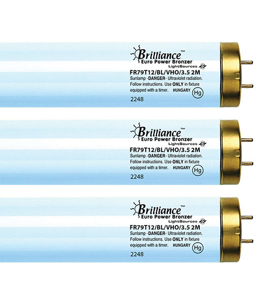 Brilliance Euro Active Bronzer FR79 VHOR 180-230W 2 Meter - Fast Bronzing Lamps