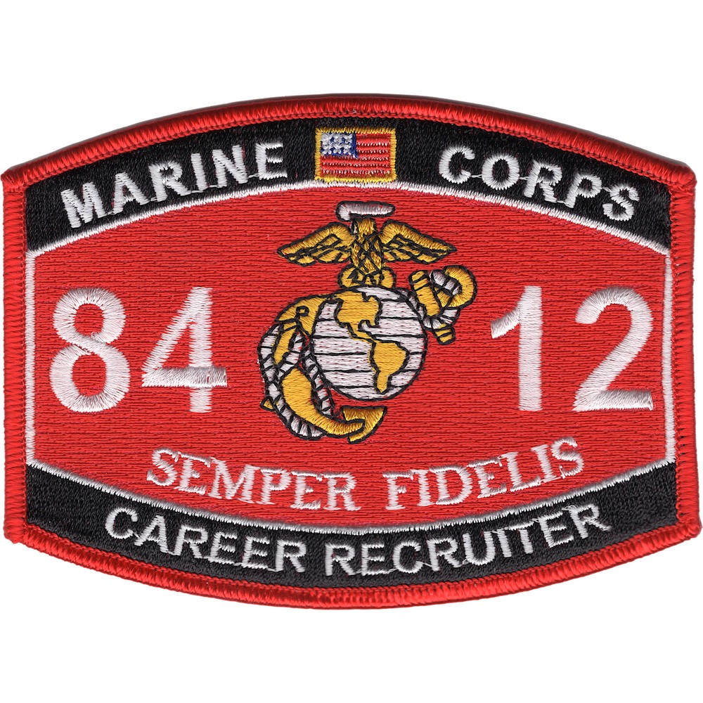 8412 Career Recruiter MOS Patch