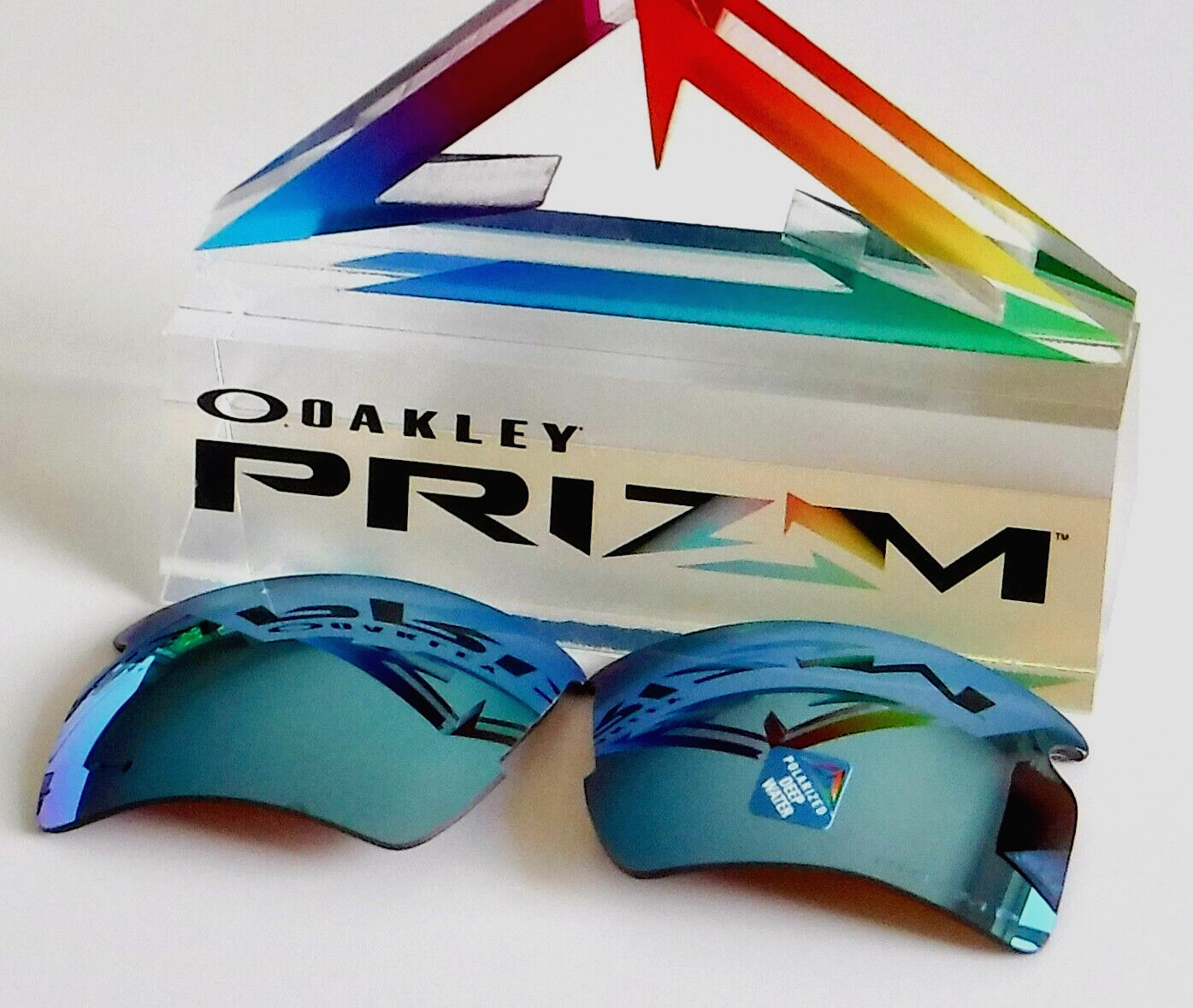 Oakley Flak 2.0 XL Sunglasses Polarized Deep Water Prizm Lens 101-108-005