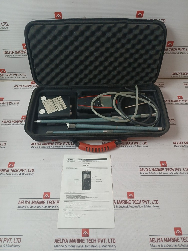 KIMO MP 120 Manometer Measuring and Testing Equipment Set