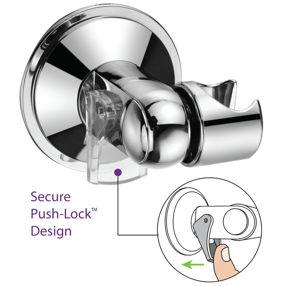 HotelSpa Universal Angle-Adjustable Hand Shower Wall Bracket for Easy Reach