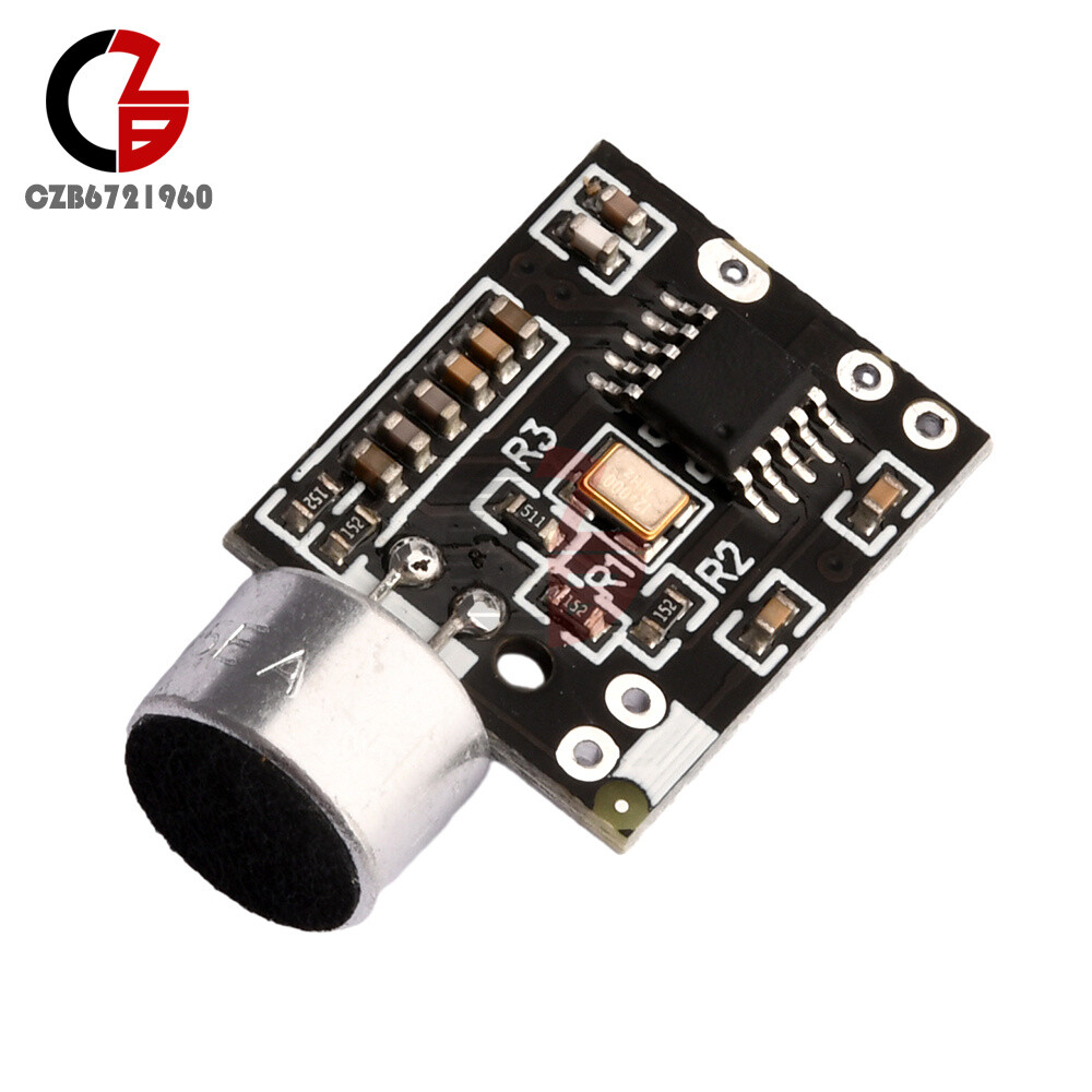 Wireless Microphone FM 88.7MHz Transmitter Module Support Dual-channel Stereo