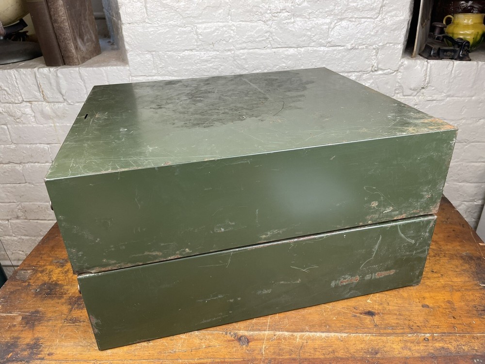 C.1940 Microscope Slide Cabinets ~ Paragon C&C Co. NY, Stackable, 12 Drawers